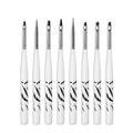 Professional Nail Art Brushes Set — Fine Detail & Gel Polish Painting Tools