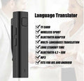 Mini Bluetooth Voice Translator — Real-Time 26-Language Smart Travel Translator