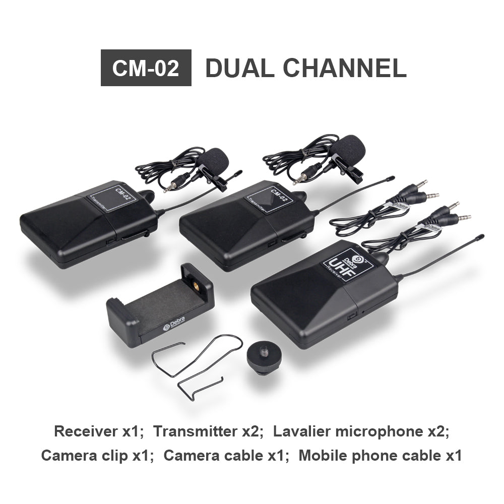 Micrófono Lavalier Inalámbrico con Monitor — Kit Completo para Cámara, Entrevistas y Grabación