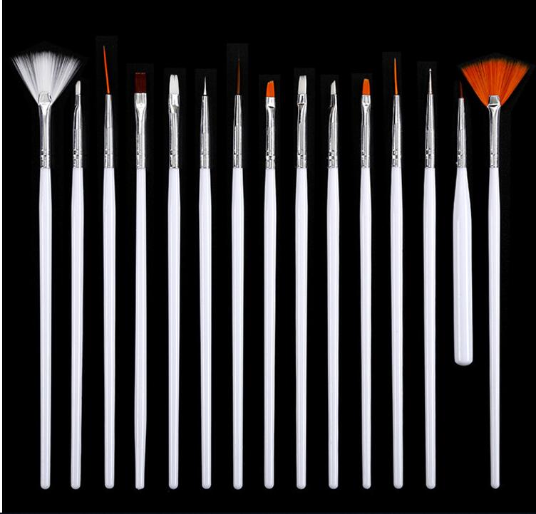 Professional Nail Art Brushes Set — Fine Detail & Gel Polish Painting Tools
