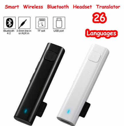 Mini Bluetooth Voice Translator — Real-Time 26-Language Smart Travel Translator