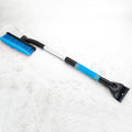 Extendable Car Snow Brush & Ice Scraper — Detachable Foam Handle Windshield Cleaning Tool