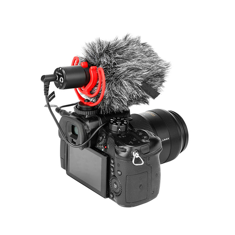 Wired SLR Camera & Phone Microphone — Directional Recording Mic for Video & Vlog