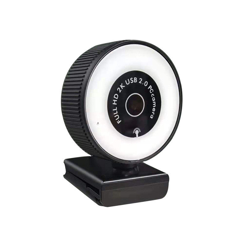 1080p/2K HD Webcam with Microphone — Autofocus Streaming Camera with Privacy Cover