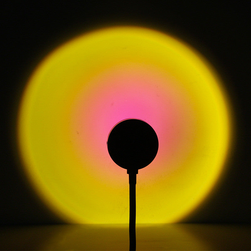 Sunset Projection Lamp — Night Light Wall Decoration Projector for Room Ambiance