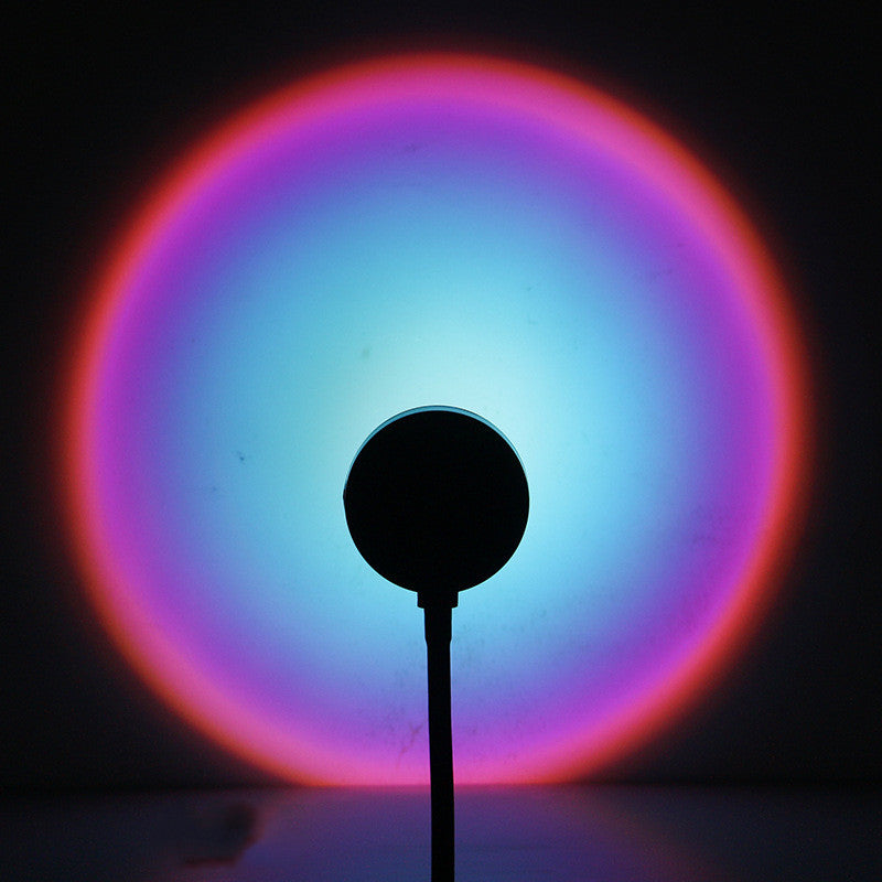 Sunset Projection Lamp — Night Light Wall Decoration Projector for Room Ambiance