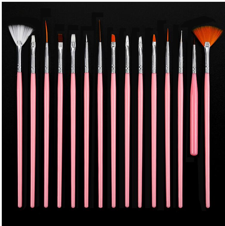 Professional Nail Art Brushes Set — Fine Detail & Gel Polish Painting Tools