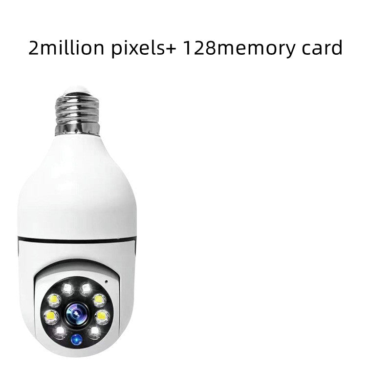 Cámara de Seguridad WiFi 1080P — Bombilla E27 con Zoom 4X y Visión Nocturna