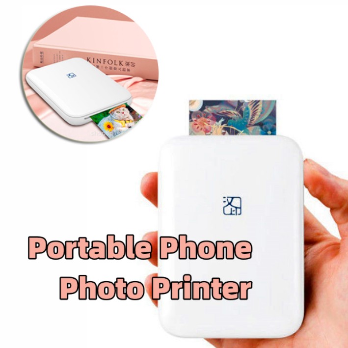 Portable Wireless Color Photo Printer — USB & Bluetooth Thermal Sublimation Printer