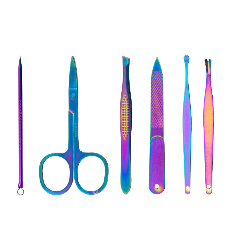 8-Piece Nail Clipper Set — Professional Manicure & Pedicure Tool Kit