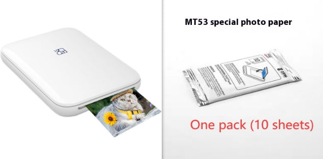 Portable Wireless Color Photo Printer — USB & Bluetooth Thermal Sublimation Printer