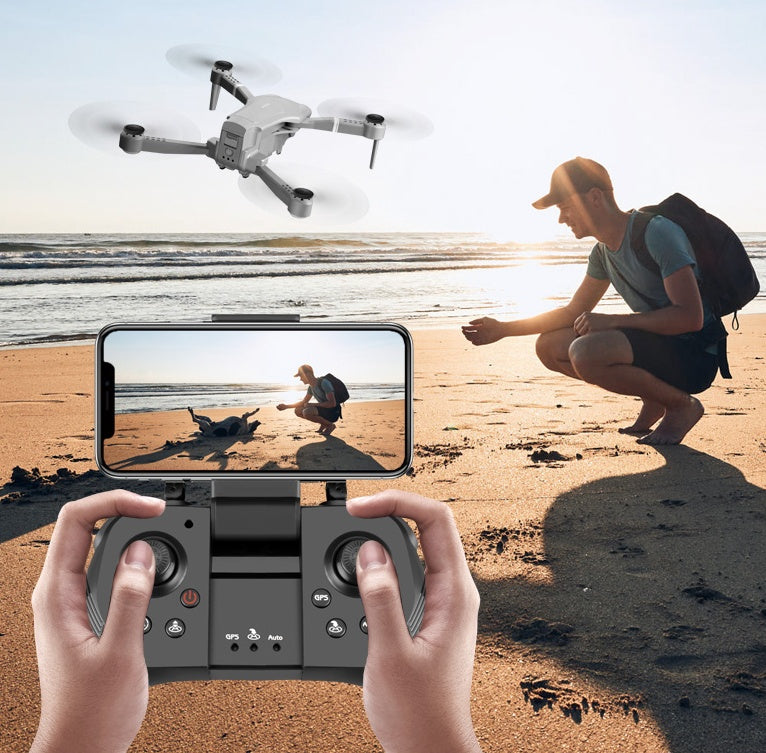 Drone Plegable GPS 4K — Fotografía Aérea HD con Retorno Automático y 25 Min de Vuelo