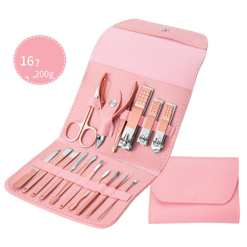 Professional Nail Care Set — Scissors, Clippers, Cuticle Pliers & Pedicure Tools