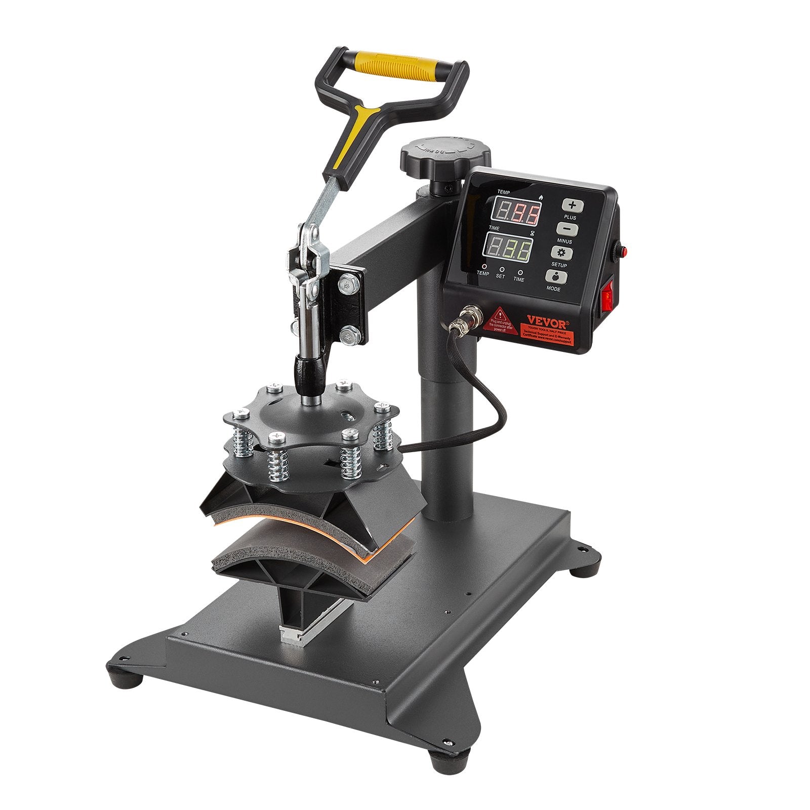 Heat Press Machine Sublimation Machine 15 X 15 Inch 8 In 1 Heat Press Set Black