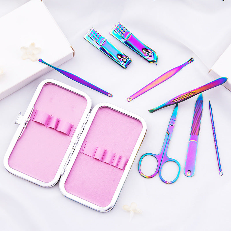 8-Piece Nail Clipper Set — Professional Manicure & Pedicure Tool Kit