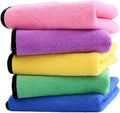 5-Pack Thickened Coral Fleece Car Wipes — Super Absorbent Microfiber Cleaning Cloths