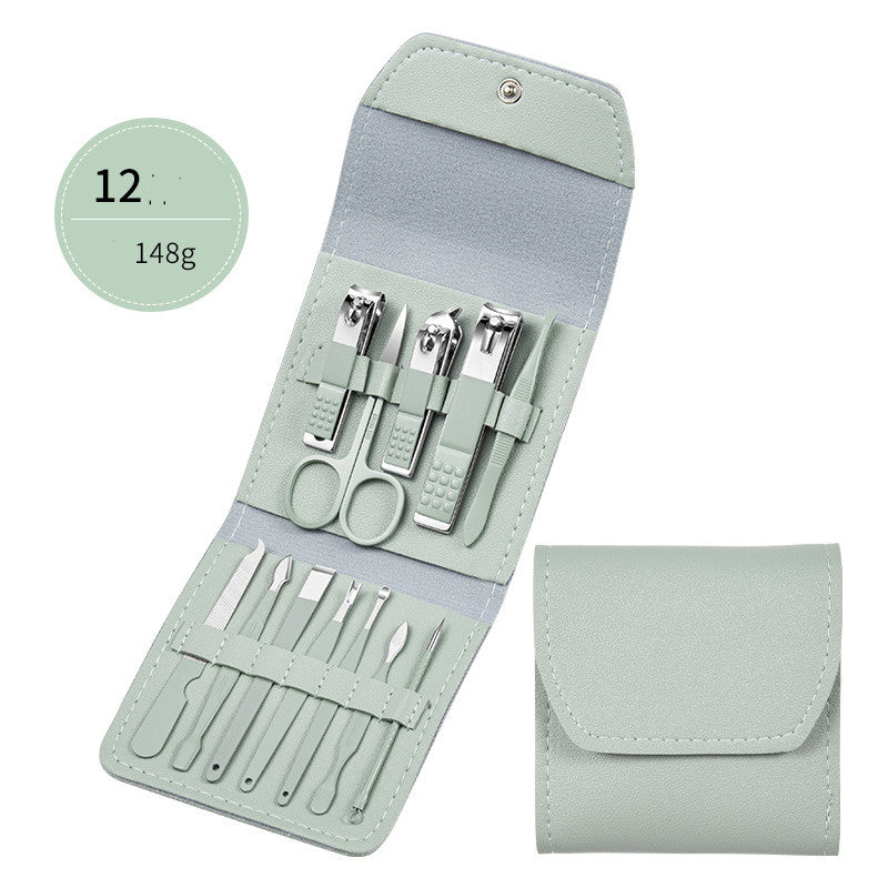 Professional Nail Care Set — Scissors, Clippers, Cuticle Pliers & Pedicure Tools