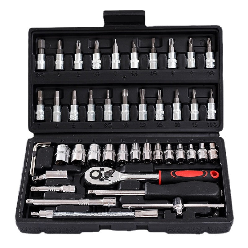 Socket Ratchet Wrench Set — Professional Auto & Home Repair Tool Kit