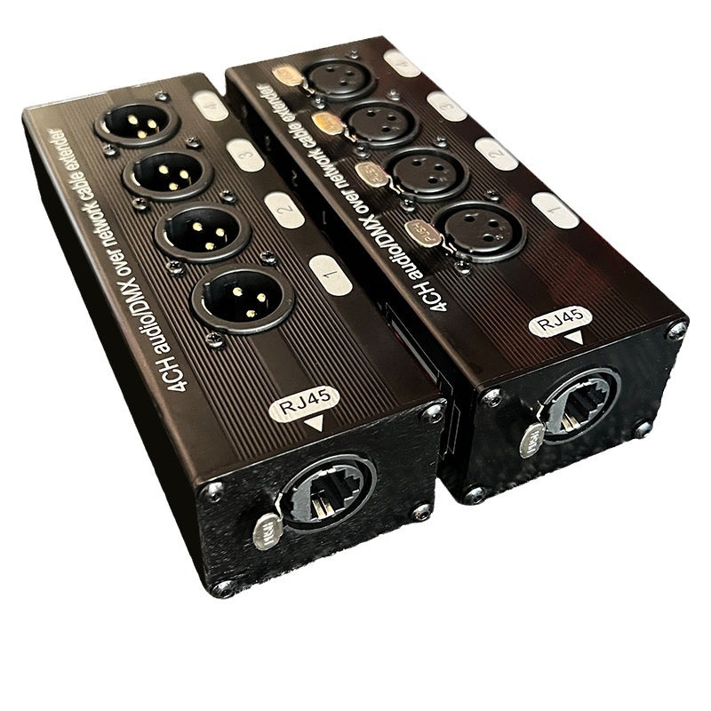 4-way Carnon Network Cable Four-channel DMX512 Network Signal Sprinkler Anti-interference Extension 300 M