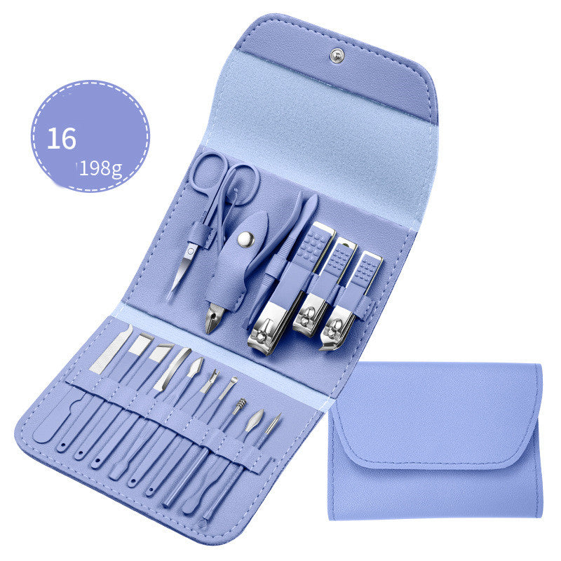 Professional Nail Care Set — Scissors, Clippers, Cuticle Pliers & Pedicure Tools