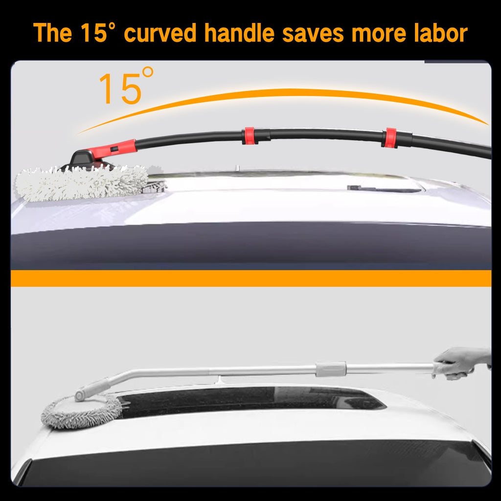 41-Inch Automatic Car Wash Mop — Soft Brush Head with 10m Hose for Home & Outdoor
