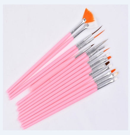 Professional Nail Art Brushes Set — Fine Detail & Gel Polish Painting Tools