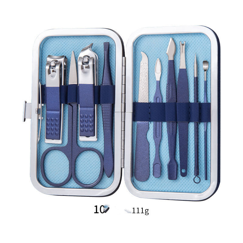 Professional Nail Care Set — Scissors, Clippers, Cuticle Pliers & Pedicure Tools