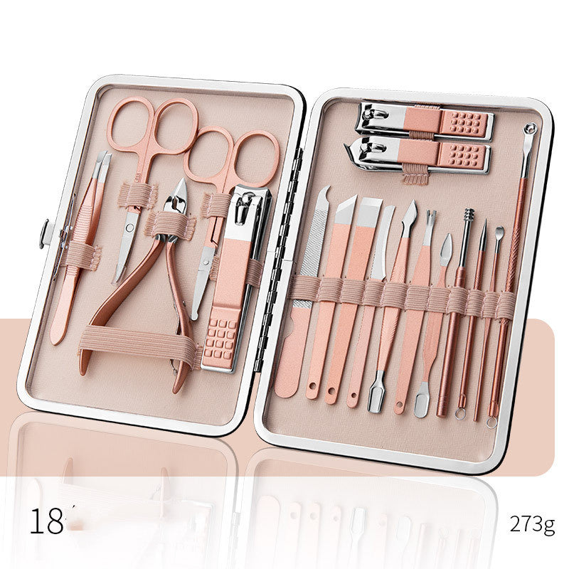 Professional Nail Care Set — Scissors, Clippers, Cuticle Pliers & Pedicure Tools