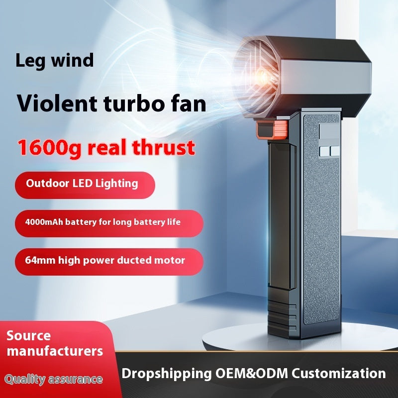 High-Speed Turbofan Electric Car Blower — Outdoor Dust Blowing & Drying Fan