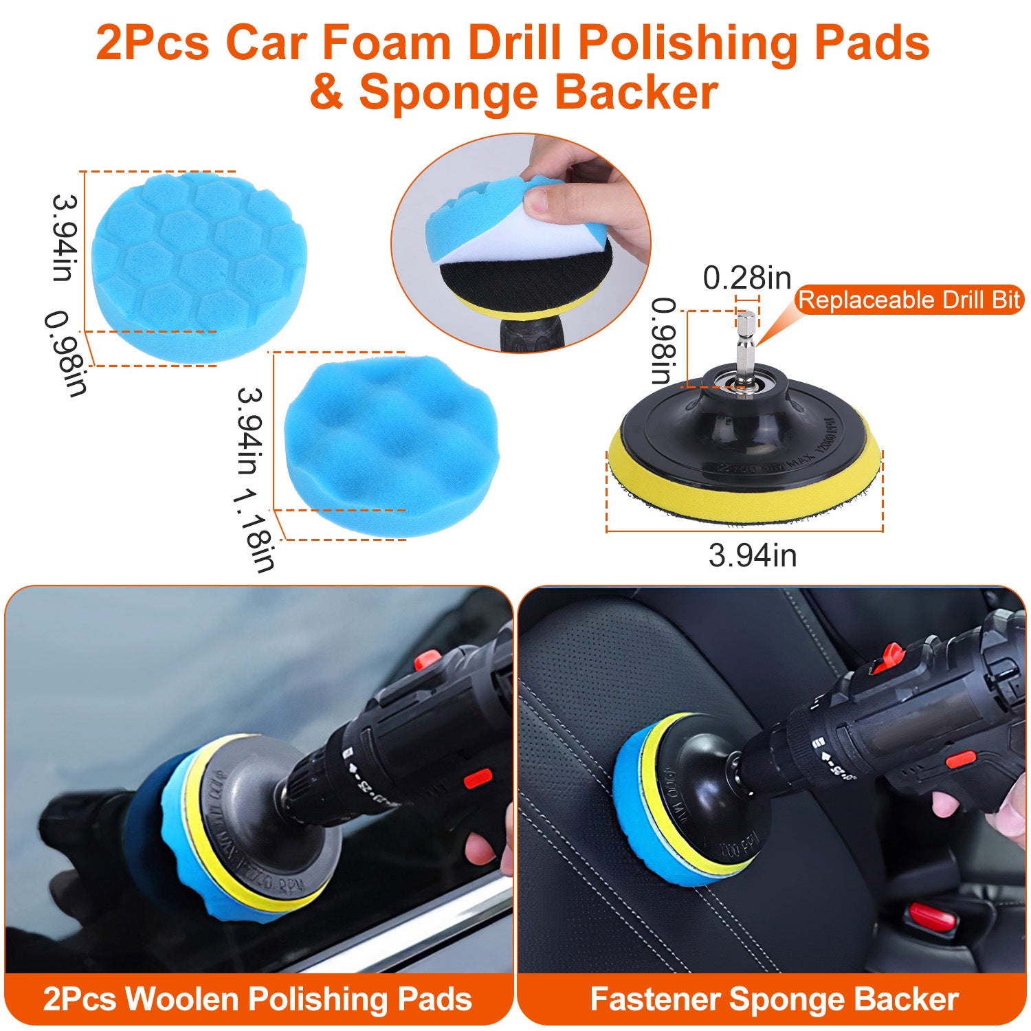 26-Piece Car Detailing Brush Kit — Interior, Exterior, Wheels & Dashboard Cleaning Set