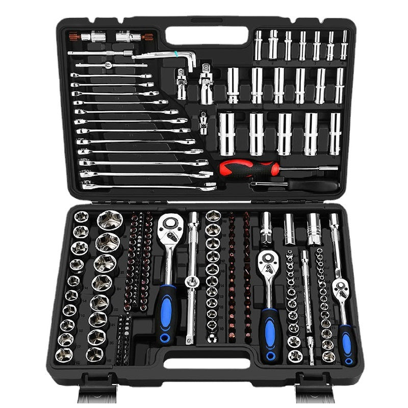 Socket Ratchet Wrench Set — Professional Auto & Home Repair Tool Kit