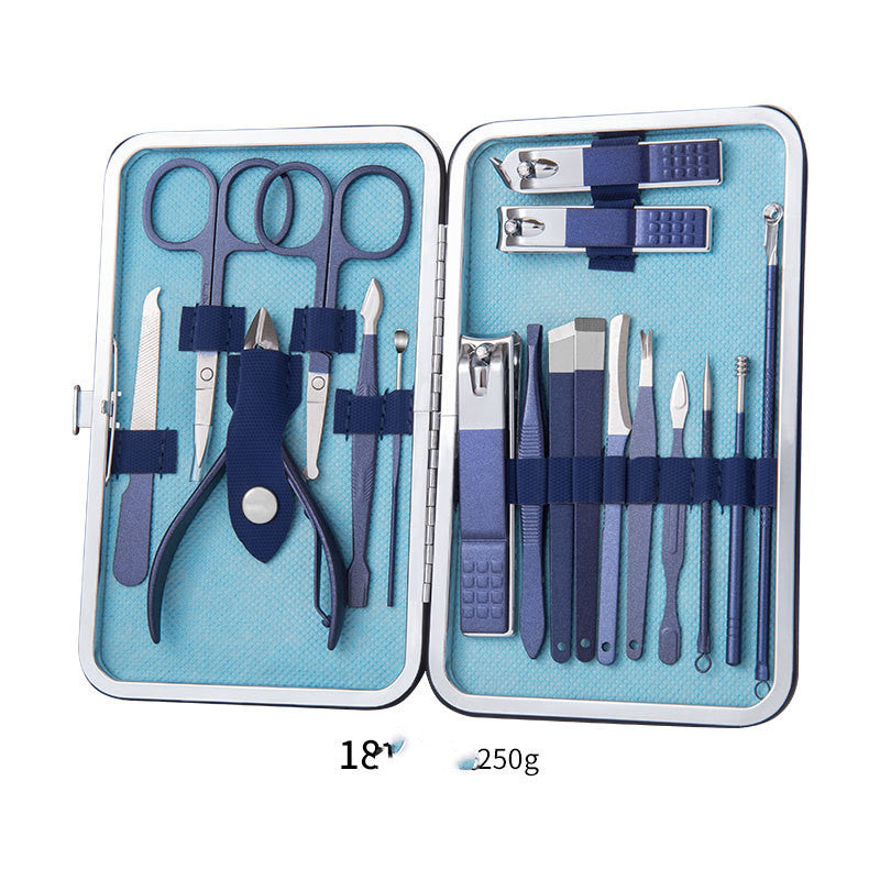Professional Nail Care Set — Scissors, Clippers, Cuticle Pliers & Pedicure Tools