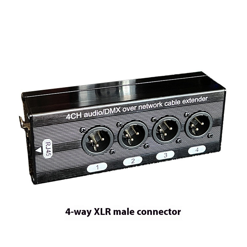 4-way Carnon Network Cable Four-channel DMX512 Network Signal Sprinkler Anti-interference Extension 300 M