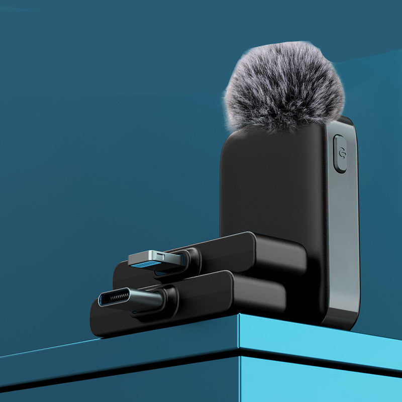 Dual-Core Wireless Lavalier Microphone — Noise Cancelling Clip-On Mic for Video & Streaming