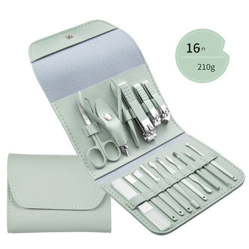Professional Nail Care Set — Scissors, Clippers, Cuticle Pliers & Pedicure Tools