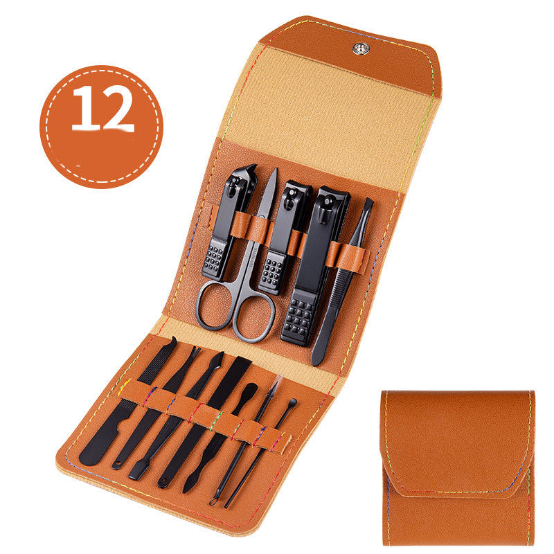 Professional Nail Care Set — Scissors, Clippers, Cuticle Pliers & Pedicure Tools