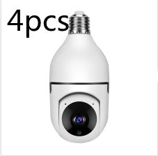 Cámara de Seguridad WiFi 1080P — Bombilla E27 con Zoom 4X y Visión Nocturna