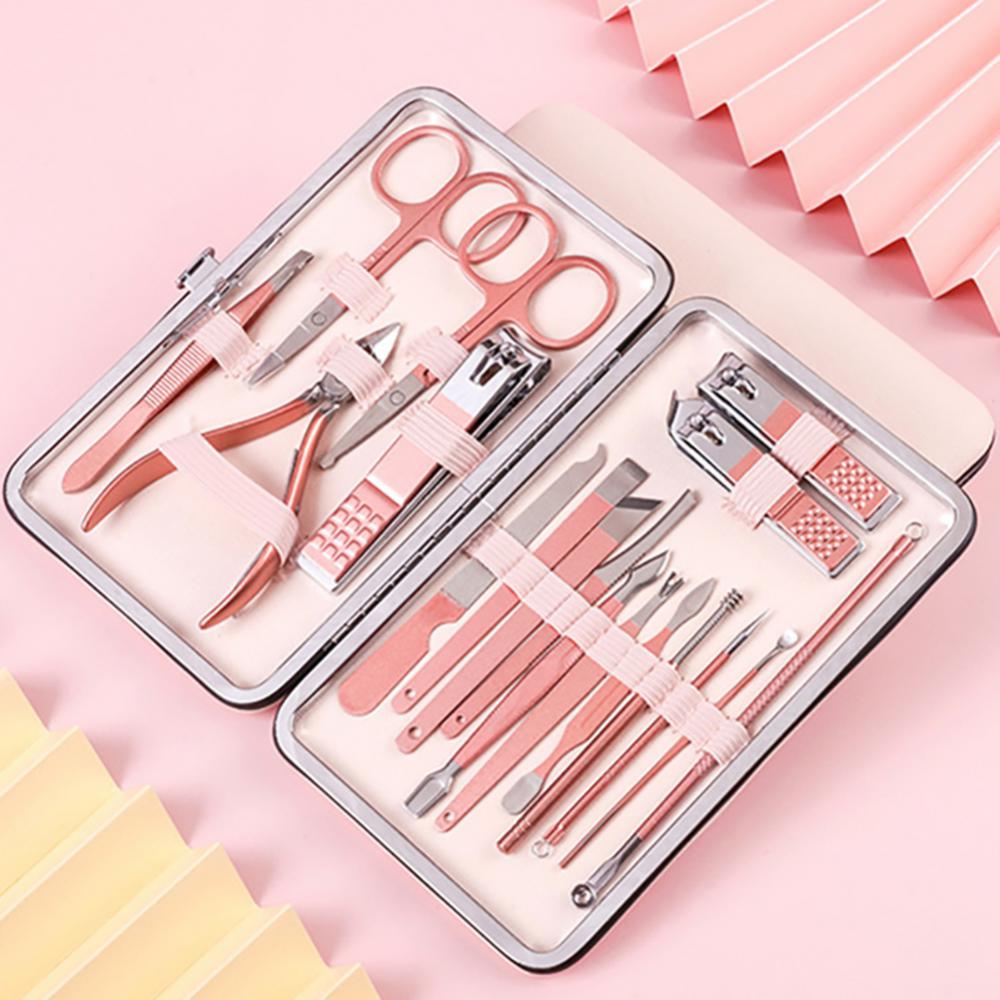 Professional Nail Care Set — Scissors, Clippers, Cuticle Pliers & Pedicure Tools