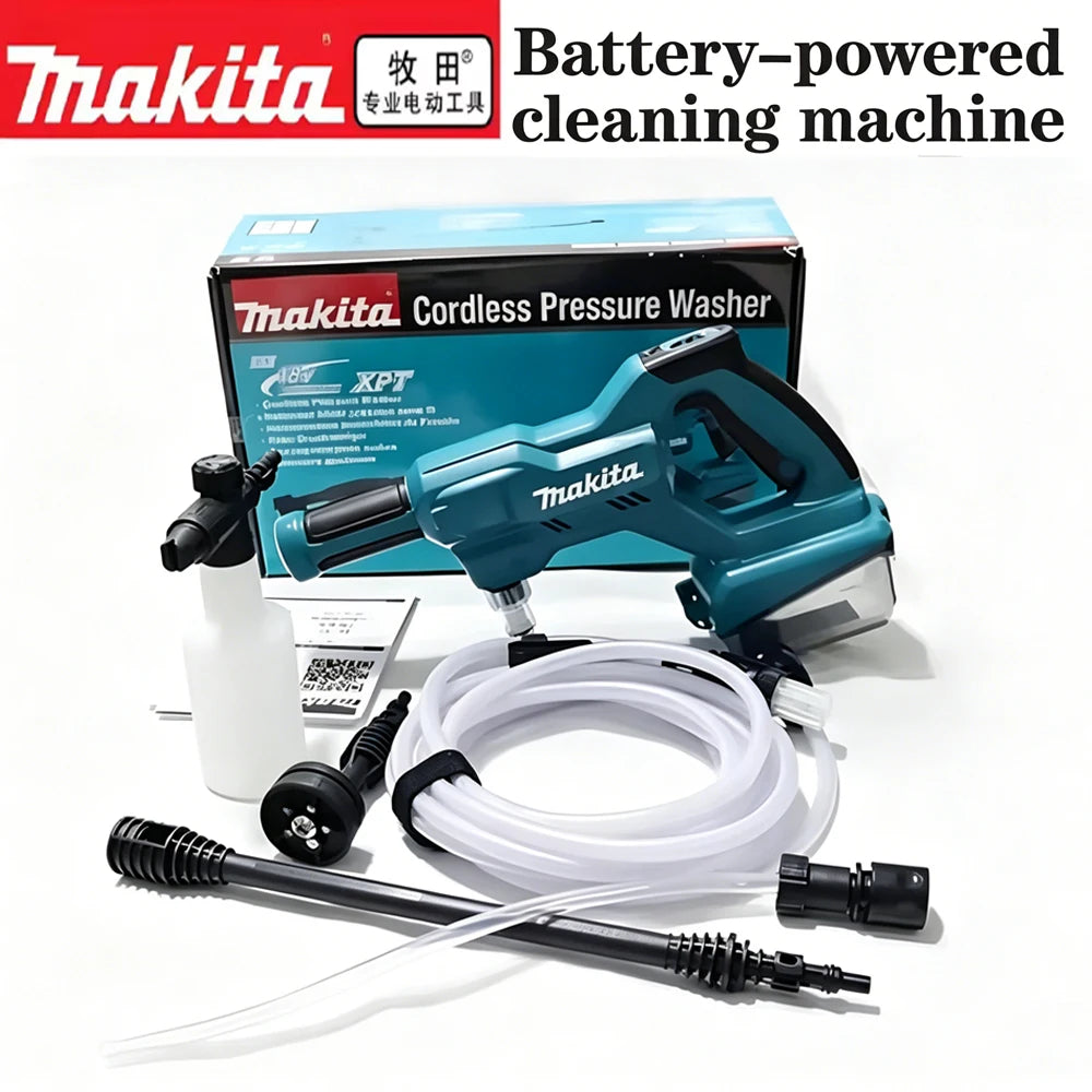 Makita DHW180 Battery High Pressure Washer 18V Cordless Portable Cleaning Device High Flow Rate Power Tool
