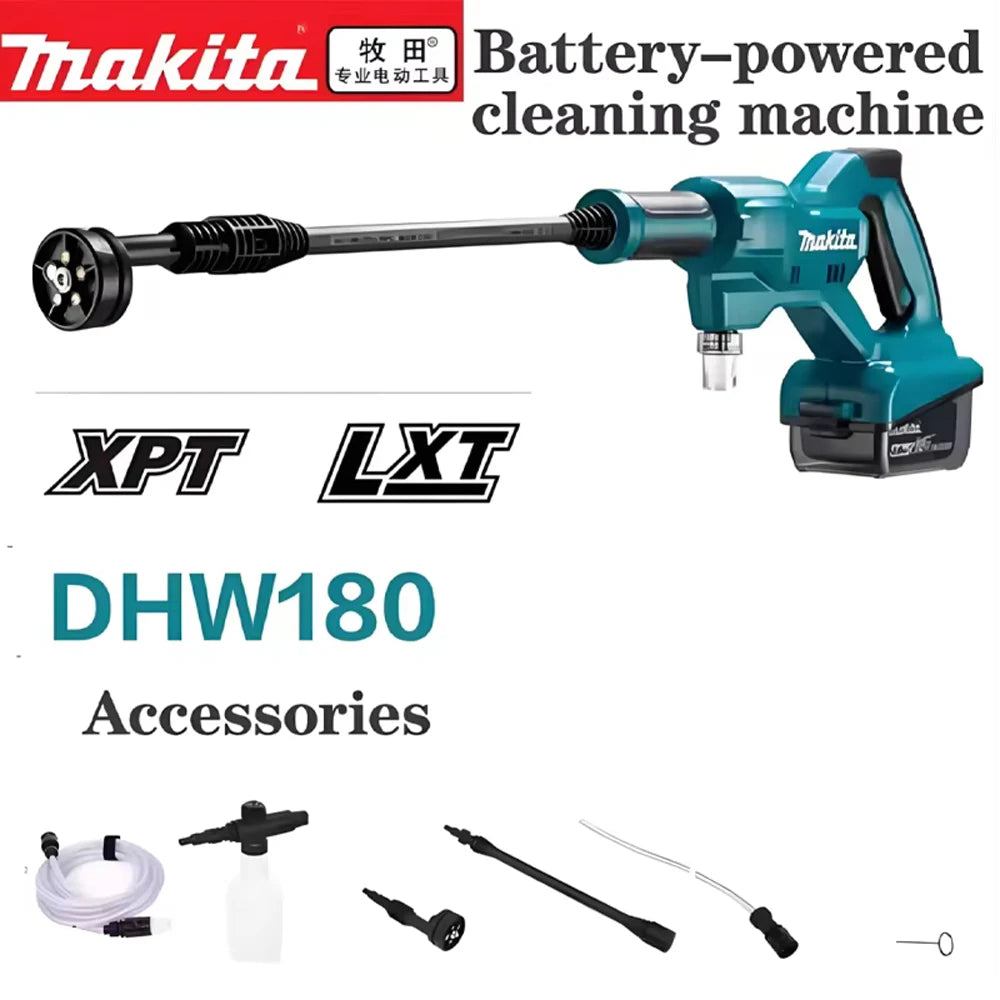 Lavadora a Presión Inalámbrica Makita 18V — Alta Potencia Portátil