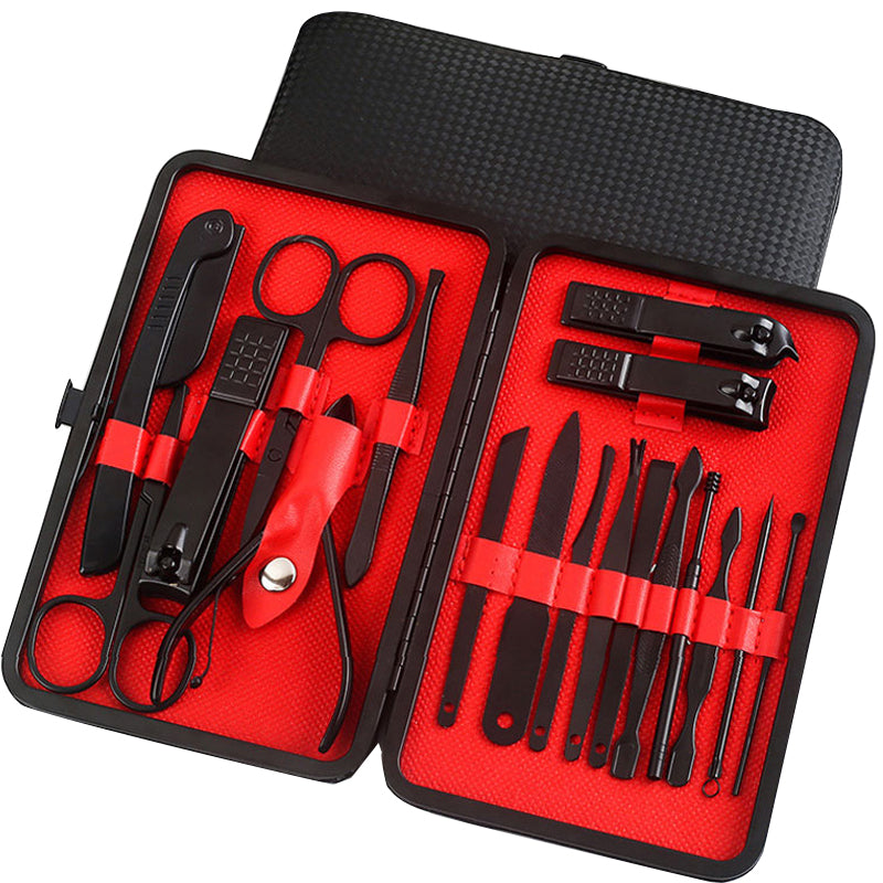 Professional Nail Care Set — Scissors, Clippers, Cuticle Pliers & Pedicure Tools