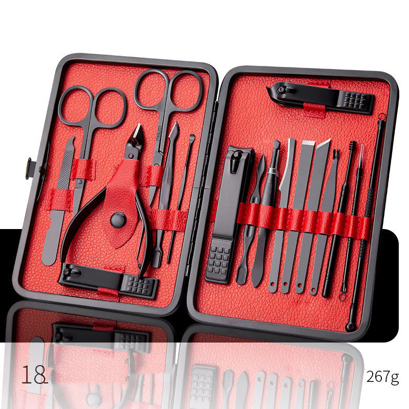 Professional Nail Care Set — Scissors, Clippers, Cuticle Pliers & Pedicure Tools