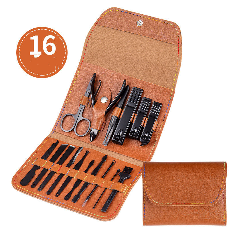 Professional Nail Care Set — Scissors, Clippers, Cuticle Pliers & Pedicure Tools