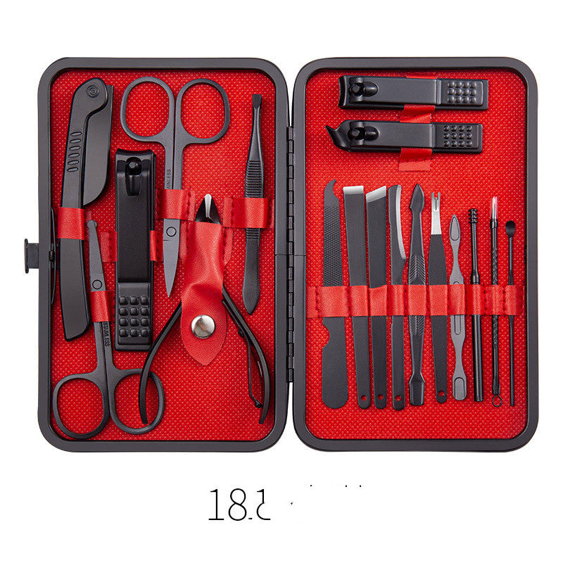 Professional Nail Care Set — Scissors, Clippers, Cuticle Pliers & Pedicure Tools
