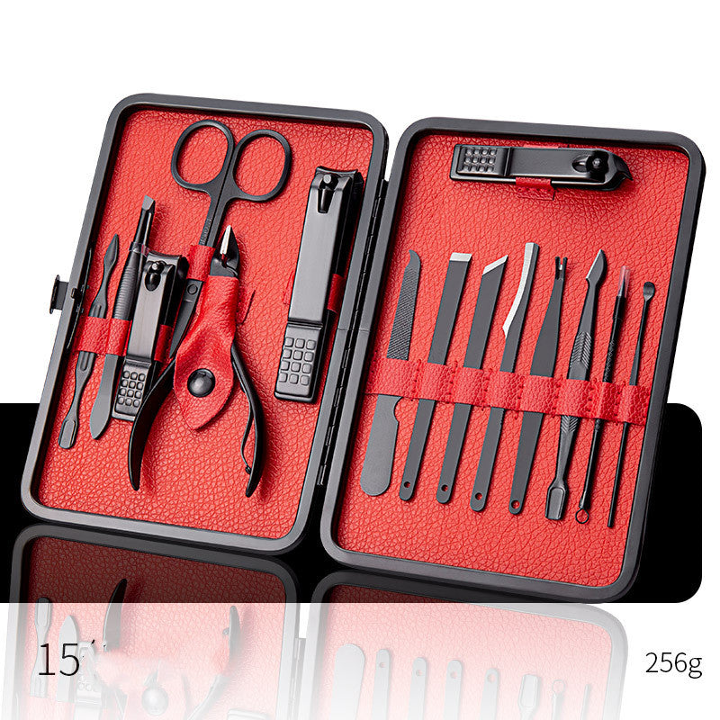 Professional Nail Care Set — Scissors, Clippers, Cuticle Pliers & Pedicure Tools