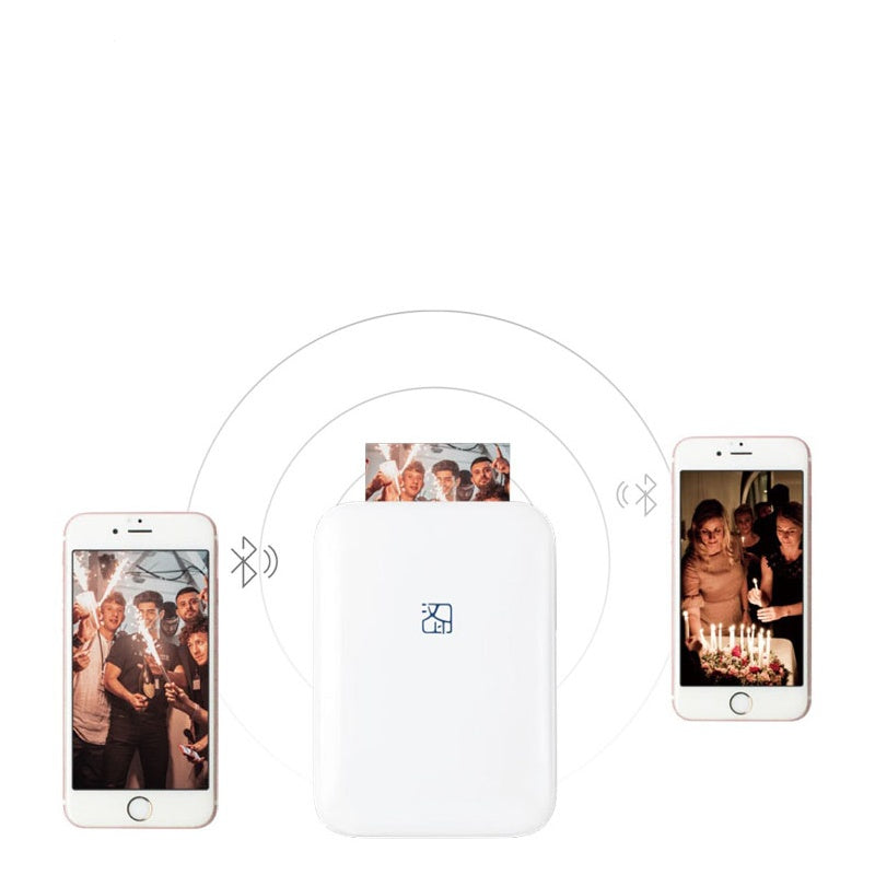 Portable Wireless Color Photo Printer — USB & Bluetooth Thermal Sublimation Printer