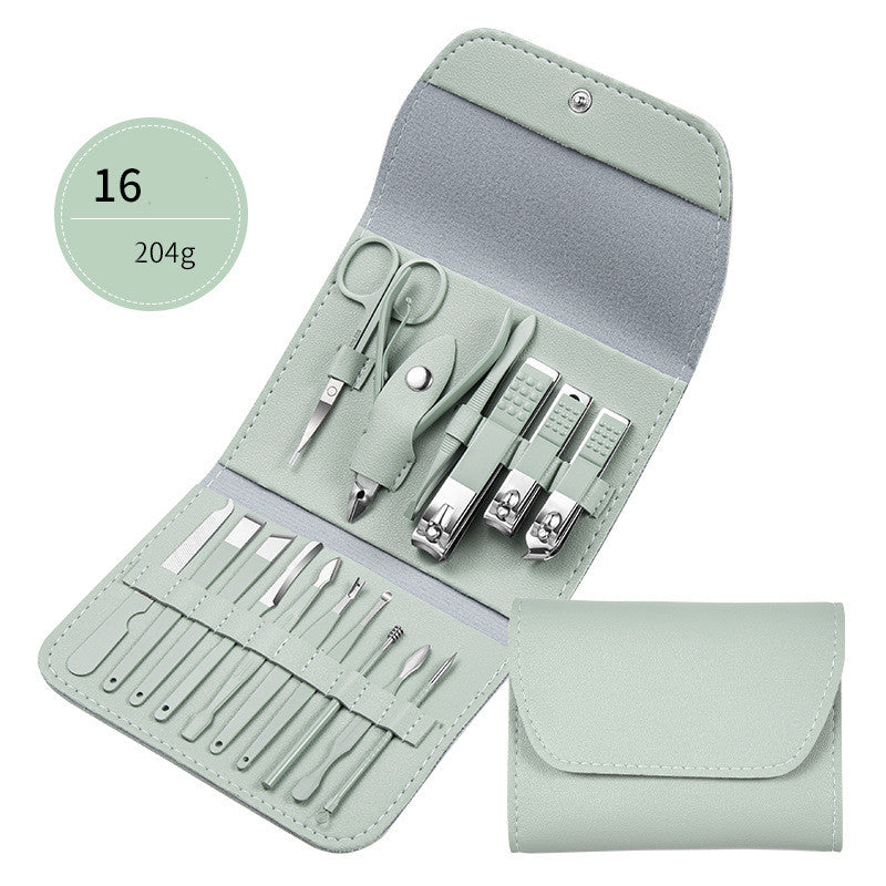 Professional Nail Care Set — Scissors, Clippers, Cuticle Pliers & Pedicure Tools