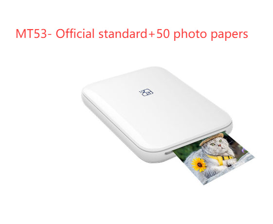 Portable Wireless Color Photo Printer — USB & Bluetooth Thermal Sublimation Printer