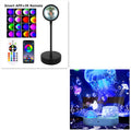 Sunset Projection Lamp — Night Light Wall Decoration Projector for Room Ambiance