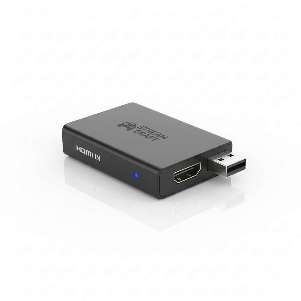 HDMI USB Video Capture Card for Streaming & Gaming — HD 1080P Recorder